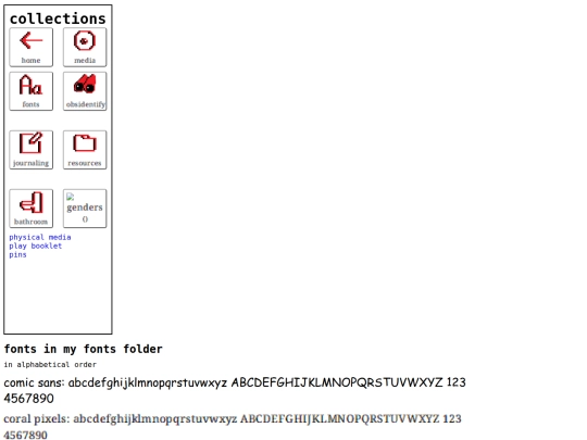 collections screenshot