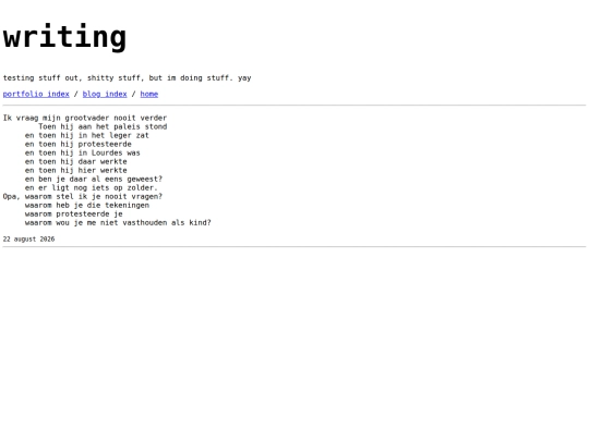 portfolio/writing screenshot