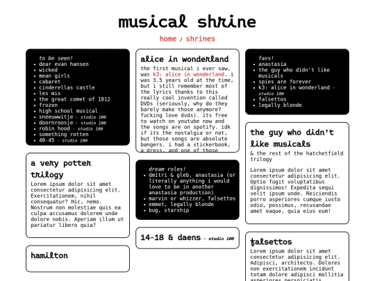 shrines/musicals screenshot