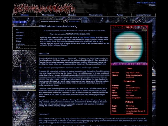 dirge screenshot
