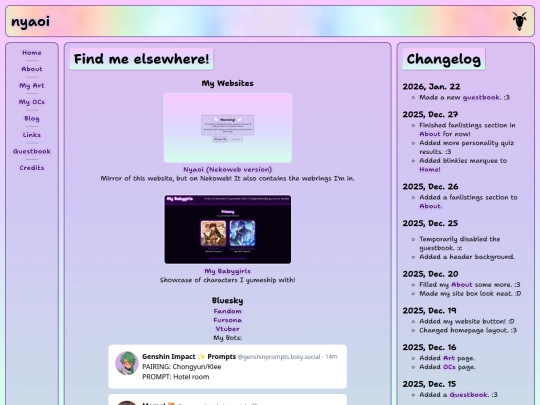 links screenshot