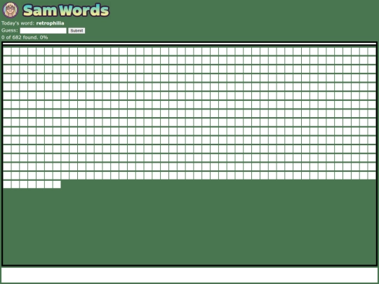 samwords screenshot