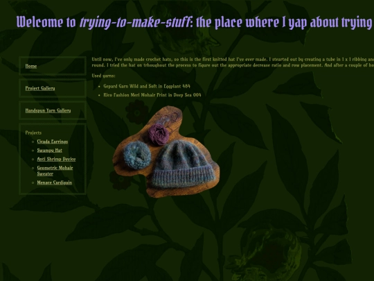 Projects/SwampyHat screenshot