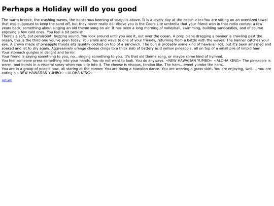 Holiday screenshot