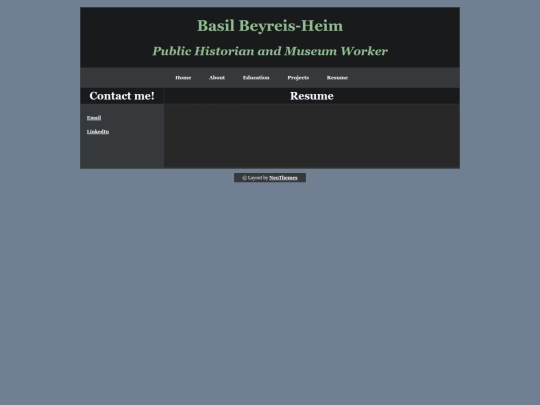resume screenshot