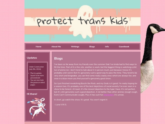 Blogs/anime screenshot
