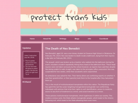 Writings/NexBenedict screenshot
