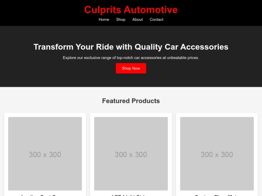 culpritsautomotive screenshot