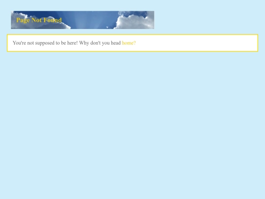 not_found screenshot