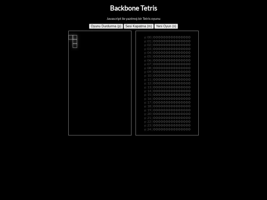 Tetris screenshot