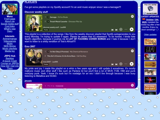 playlists screenshot