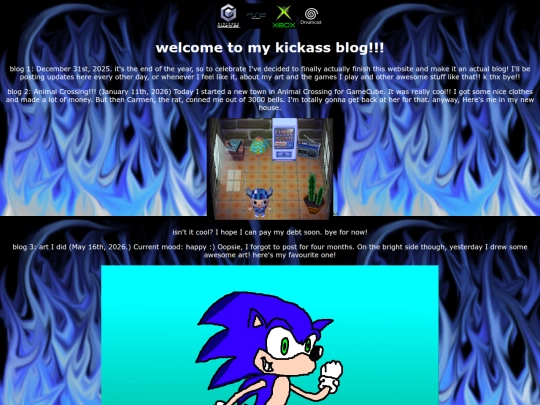 blog screenshot