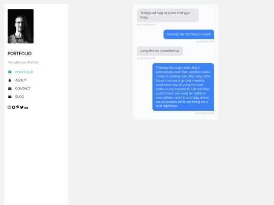 blog screenshot