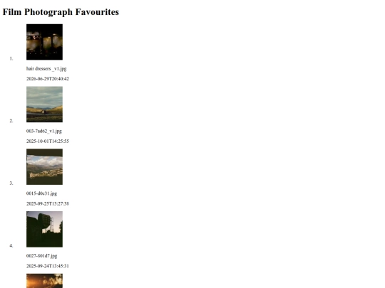 film-favouites-gallery screenshot