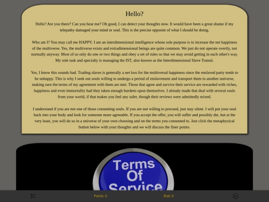 cyoa/ISTCP screenshot