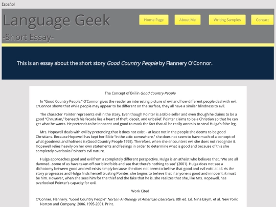 conneressay screenshot
