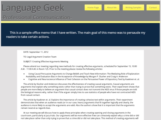 persuasivememo screenshot