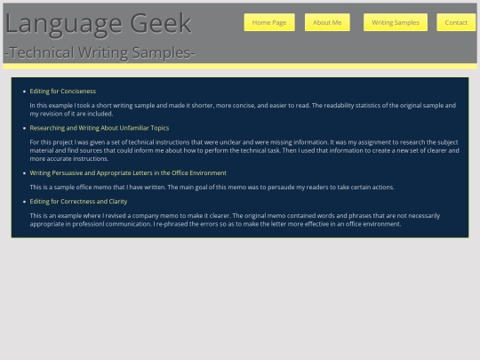 techwritehome screenshot