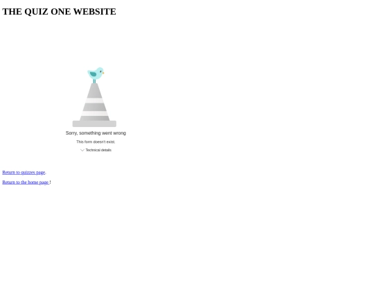 Quiz screenshot
