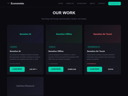 projects screenshot
