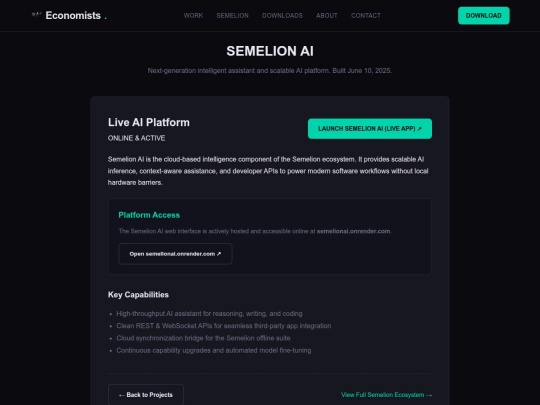 projects/semelion-ai screenshot
