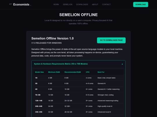 projects/semelion-offline screenshot