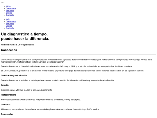 oncomedicagdl screenshot