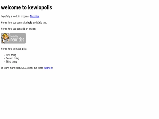 index screenshot