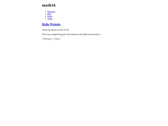 blog screenshot