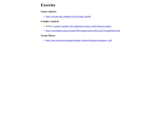 exercise screenshot