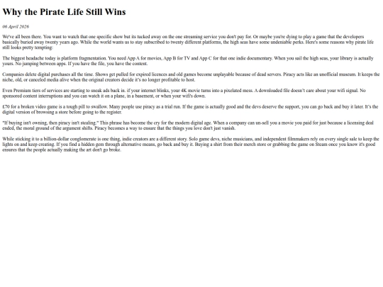 blog/piracy screenshot