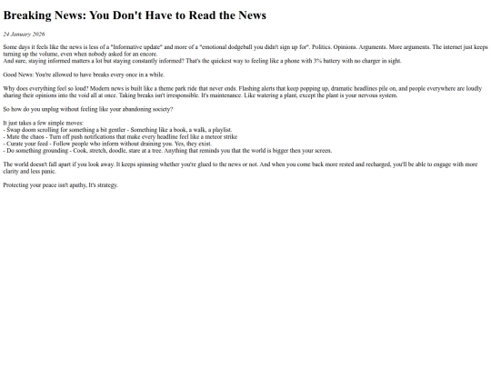 blog/readingNews screenshot