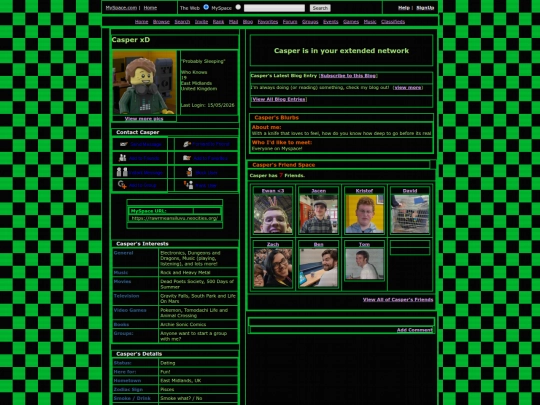 myspace screenshot