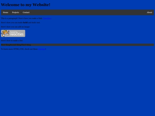 index screenshot
