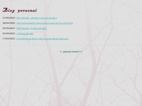blog screenshot