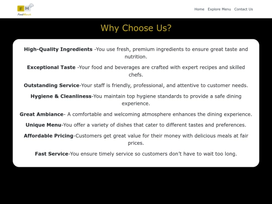 Foodmunch/choose screenshot