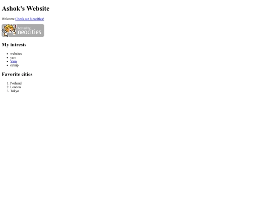 index screenshot