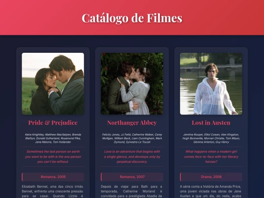 exercicios/catalogodefilmes screenshot