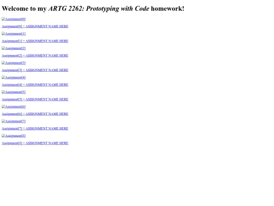 index screenshot