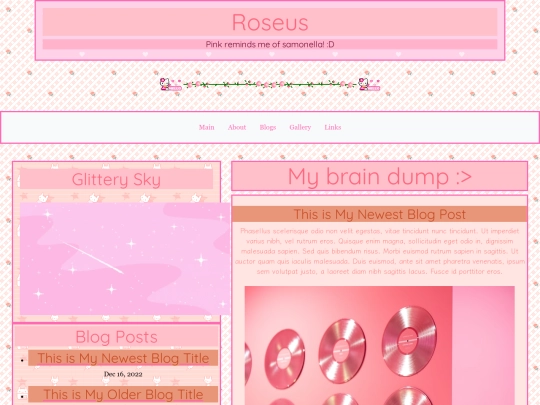 BlogPage screenshot