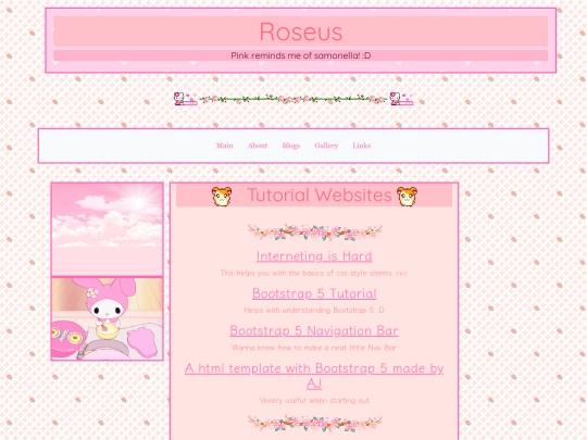 LinksPage screenshot