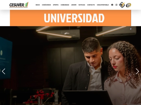 CESUVER/Universidad screenshot