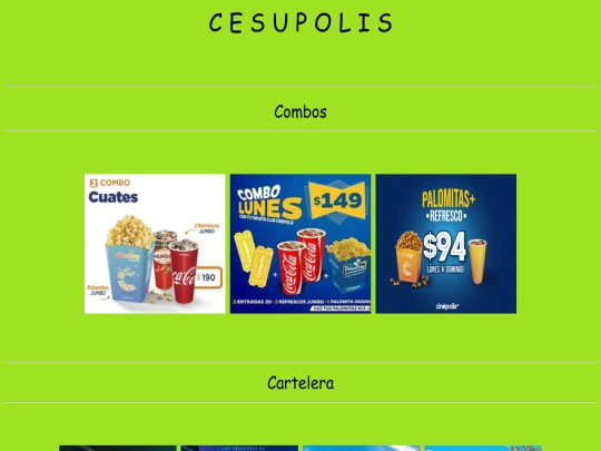 Cartelera/cine screenshot