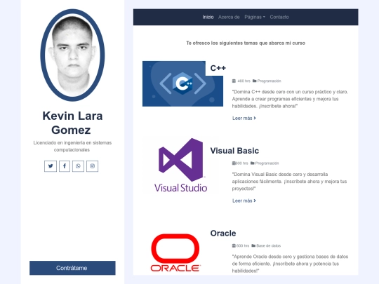 personal-blog-template/inicioC screenshot