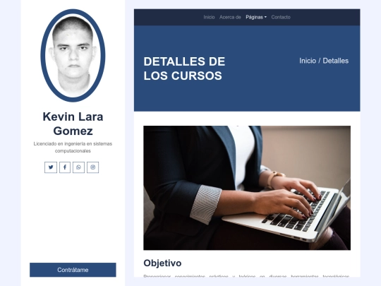 personal-blog-template/single screenshot