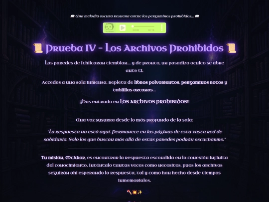 elenigmadelosarchivosprohibidos screenshot