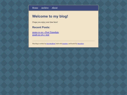 blog screenshot
