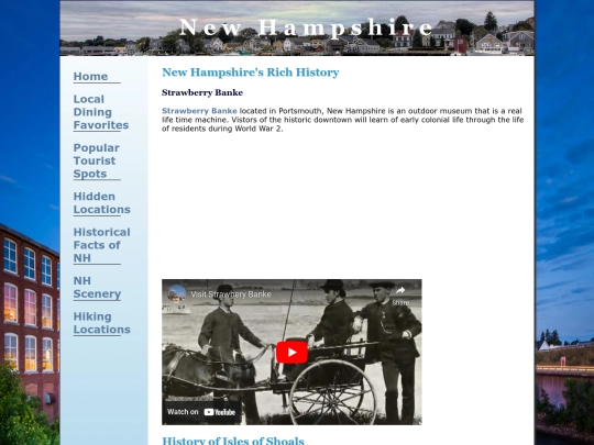 history screenshot