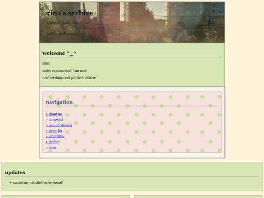 index screenshot