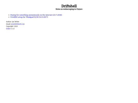 index screenshot